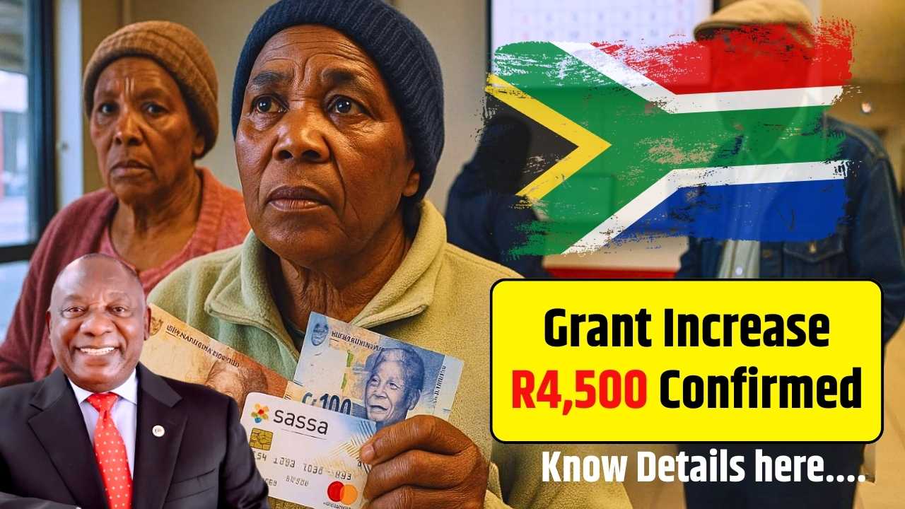 Grant Increase to R4,500 Confirmed for 2025: Major Boost Announced for South African Beneficiaries