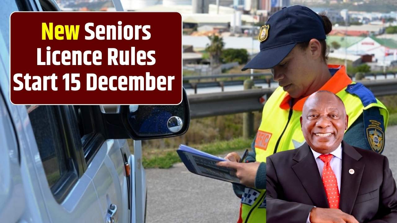 Mandatory Senior Driving Licence Renewal 2025: Automatic Suspension Rules from 15 December Across South Africa