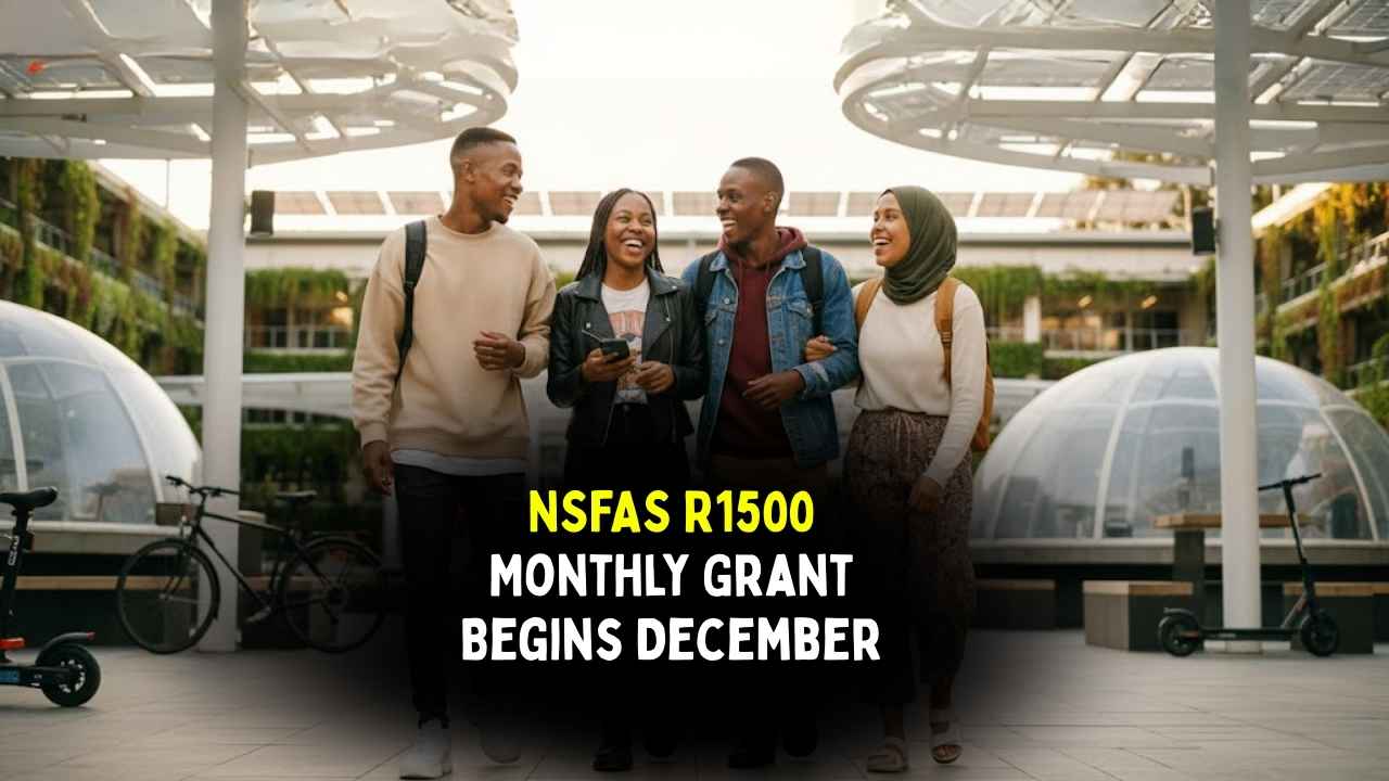 NSFAS R1,500 Monthly Grant Starts December 2025 at 10 South African Universities – Student Funding Update