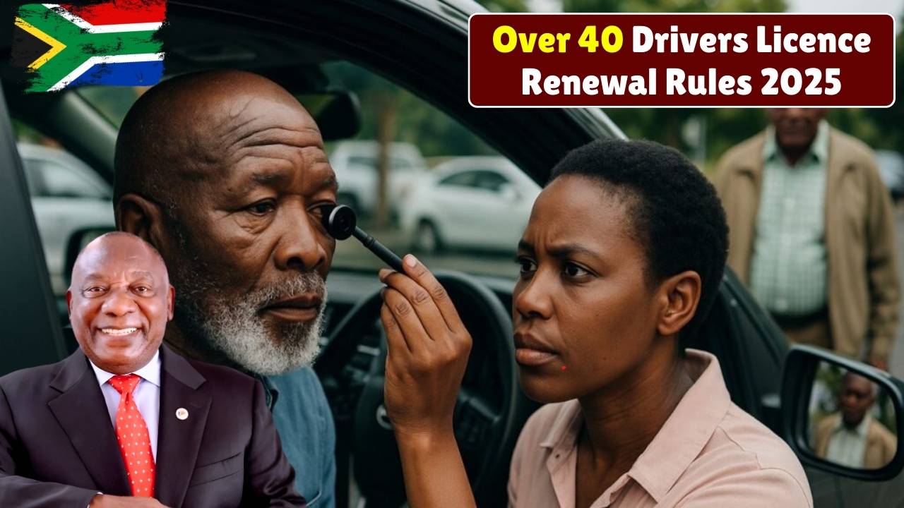 Over 40 Drivers in South Africa: New Licence Renewal Rules, Eye Test Standards & Key Updates