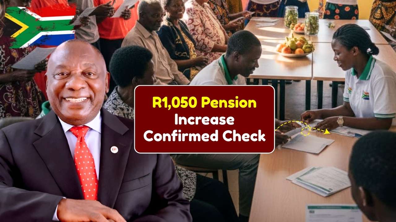 R1,050 Pension Increase Confirmed for December 2025 to Boost Support for Older South Africans