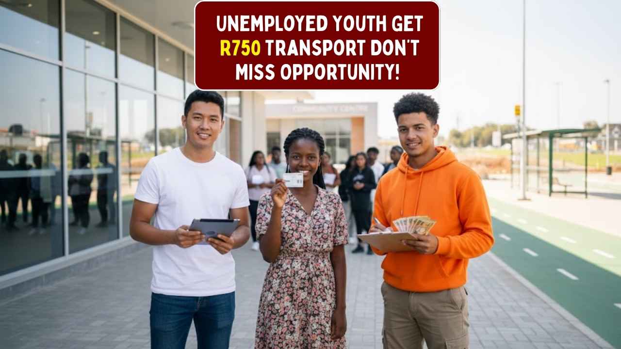 R750 Transport Allowance Opens on 20 December: Major Relief for Unemployed Youth Across South Africa