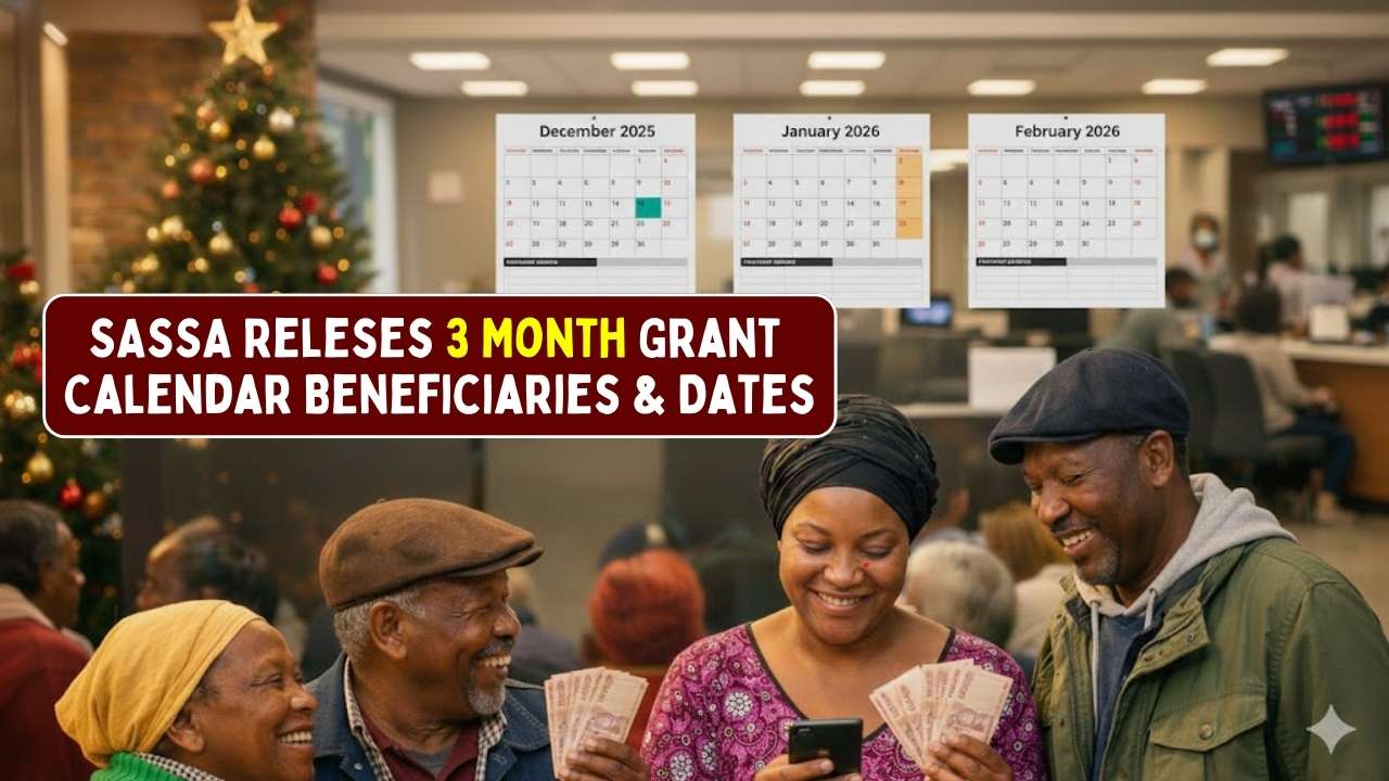 SASSA Grant Payment Calendar for December 2025 to February 2026 – Dates and Preparation Guide for Beneficiaries