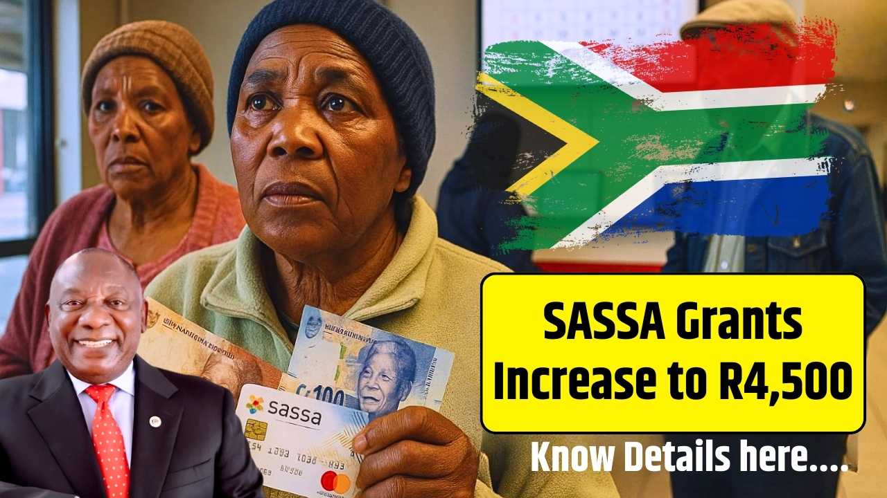 SASSA Grants 2025 Increase: R4,500 Payment Boost for Millions – Biggest Rise Yet
