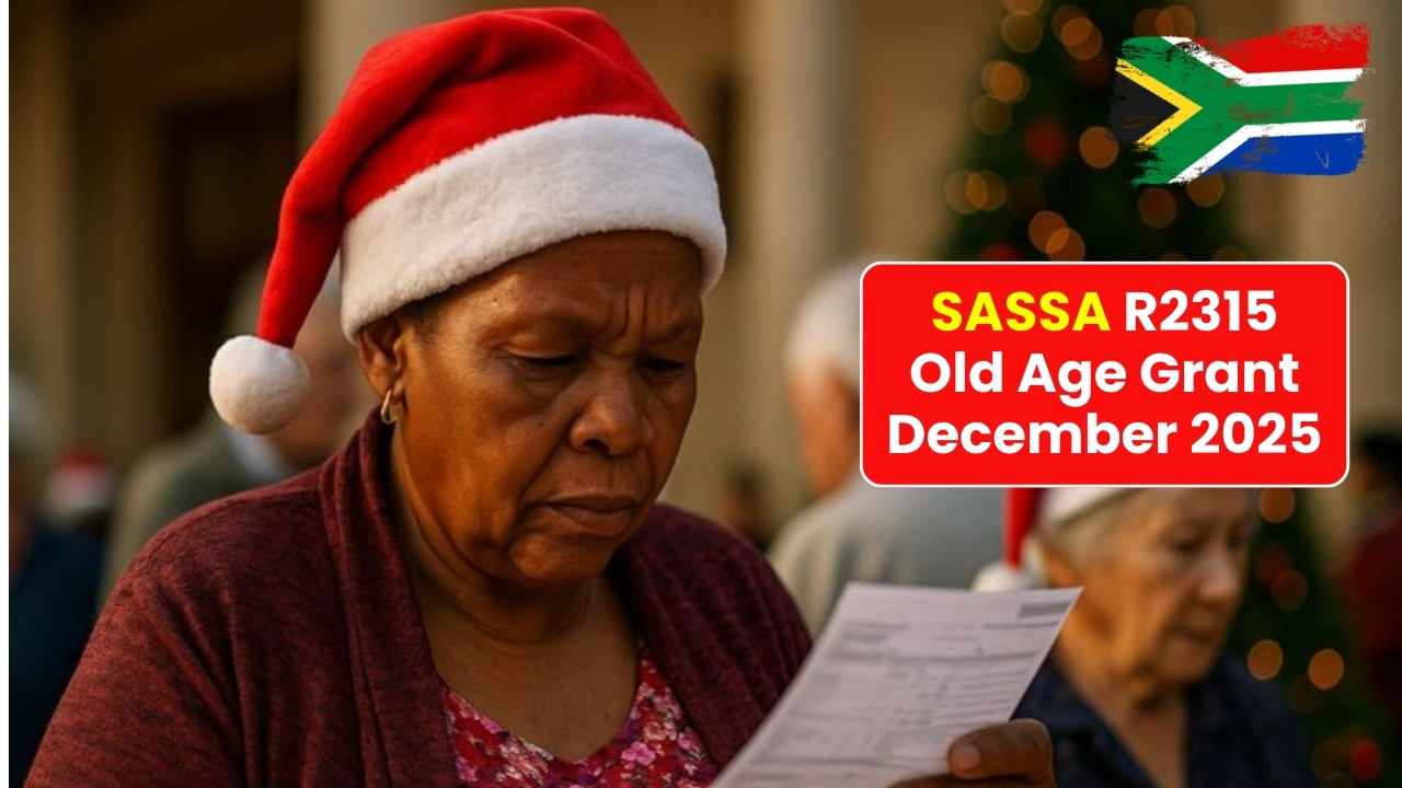 SASSA R2,315 Old Age Grant December 2025 – Complete Provincial Payment Dates & Schedule