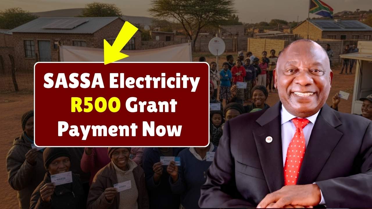 SASSA R500 Electricity Relief Grant Begins 10 December 2025: Eligibility and Requirements