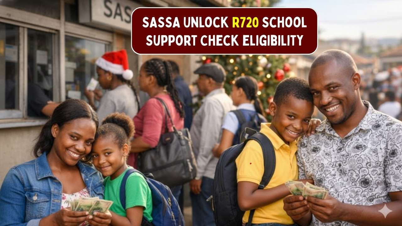 SASSA R720 School Support Grant December 2025: Payment Dates, Eligibility & How Parents Can Claim