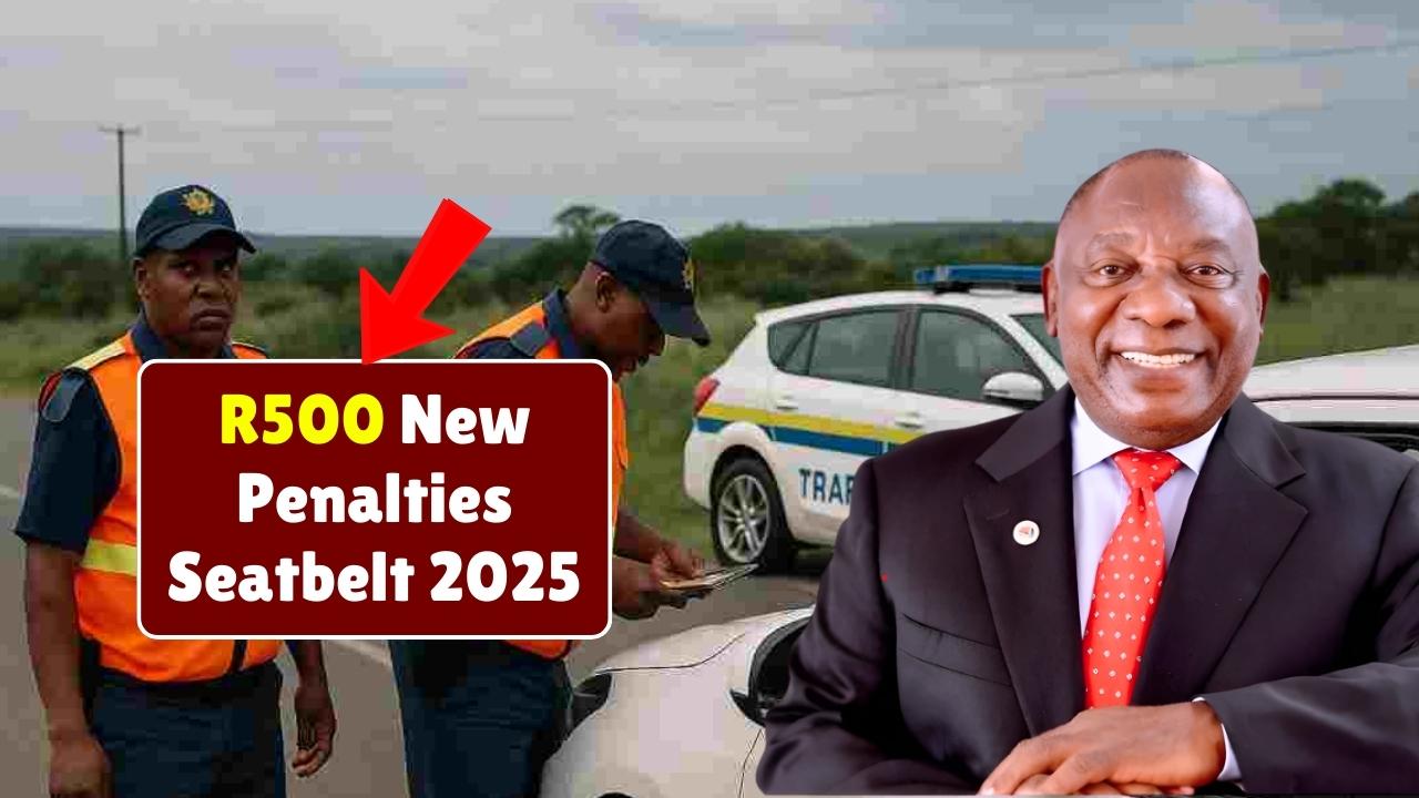 South Africa Confirms New 2025 Seatbelt Law: R500 Fine to Apply for All Vehicle Occupants From December