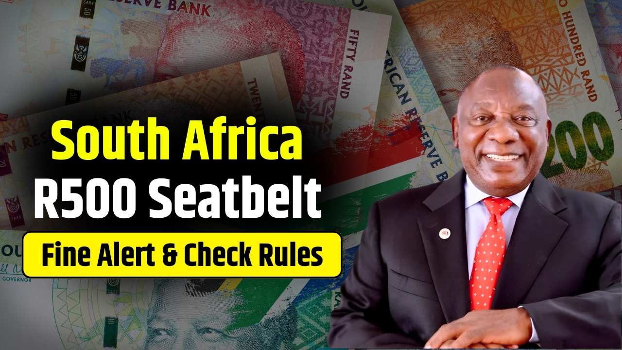South Africa Enforces New Seatbelt Rules: R500 Fine Confirmed for Violations From December 2025