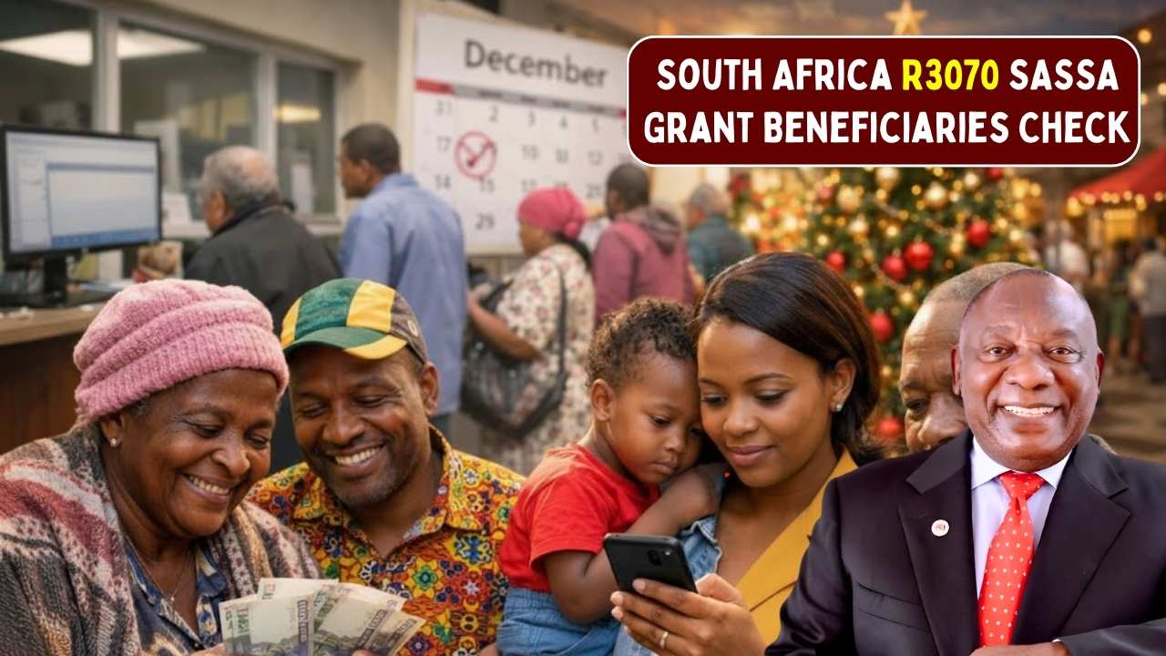 South Africa SASSA R3070 Grant Update: December 2025 Payment Dates, Eligibility Rules & Status Check Guide